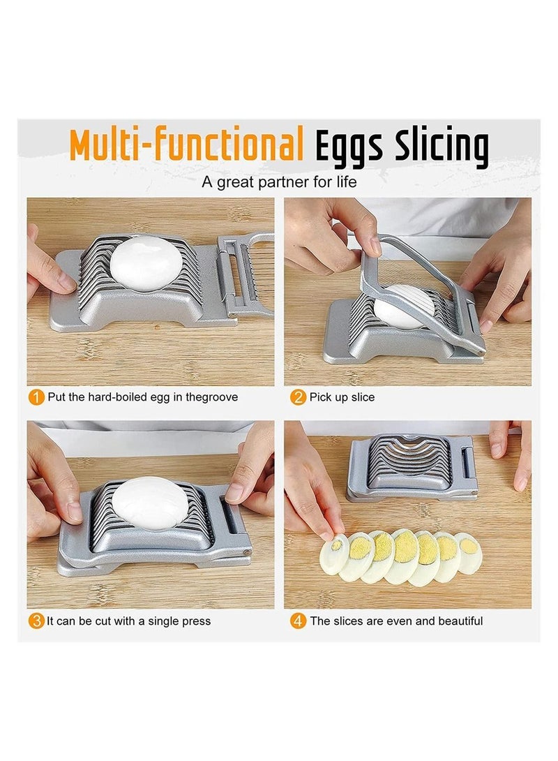 1 Piece Stainless Steel Wire Egg Slicer For Eggs Strawberry Soft Fruit