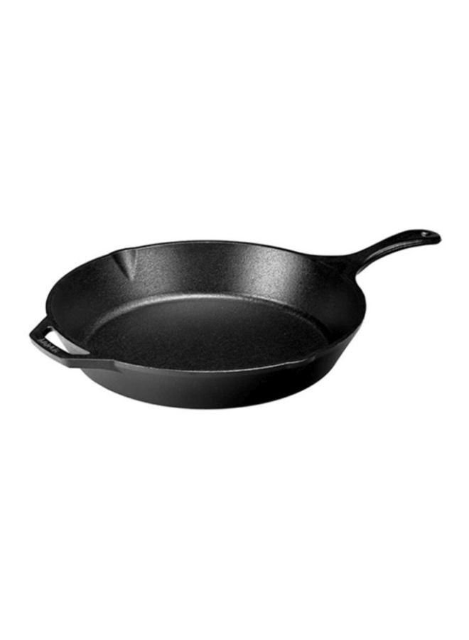 Pre Seasoned Skillet Black 13.3x7x13.3inch