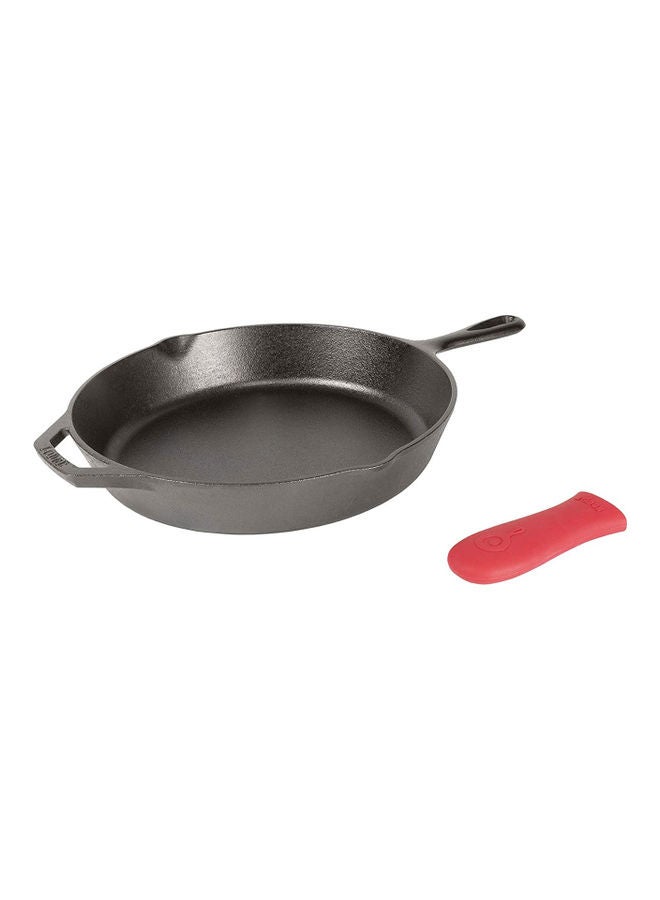 Cast Iron Skillet Red/Black 18 x 12.56 x 2.25inch