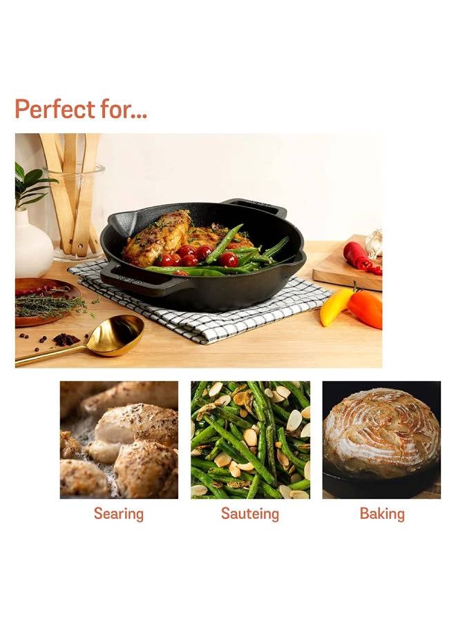 Meyer Cast Rion Skillet With 2 Side Handle 26 cm