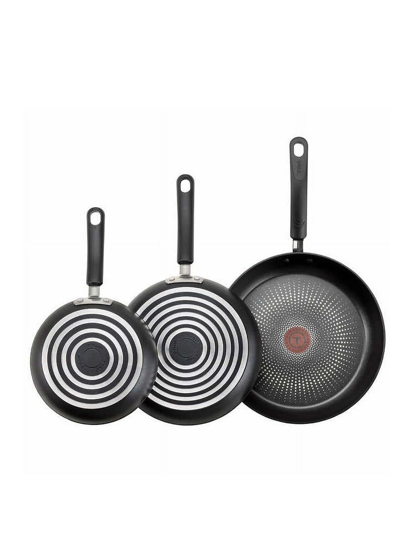 3-piece Fry Titanium Nonstick Skillet PFOA-Free - 8