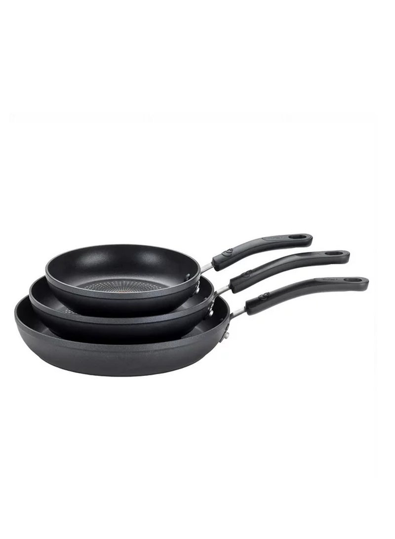 3-piece Fry Titanium Nonstick Skillet PFOA-Free - 8