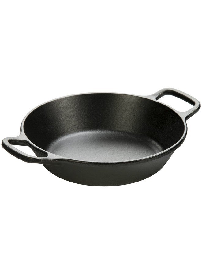 L5Rpl3 Cast Iron Round Pan 8 In Black