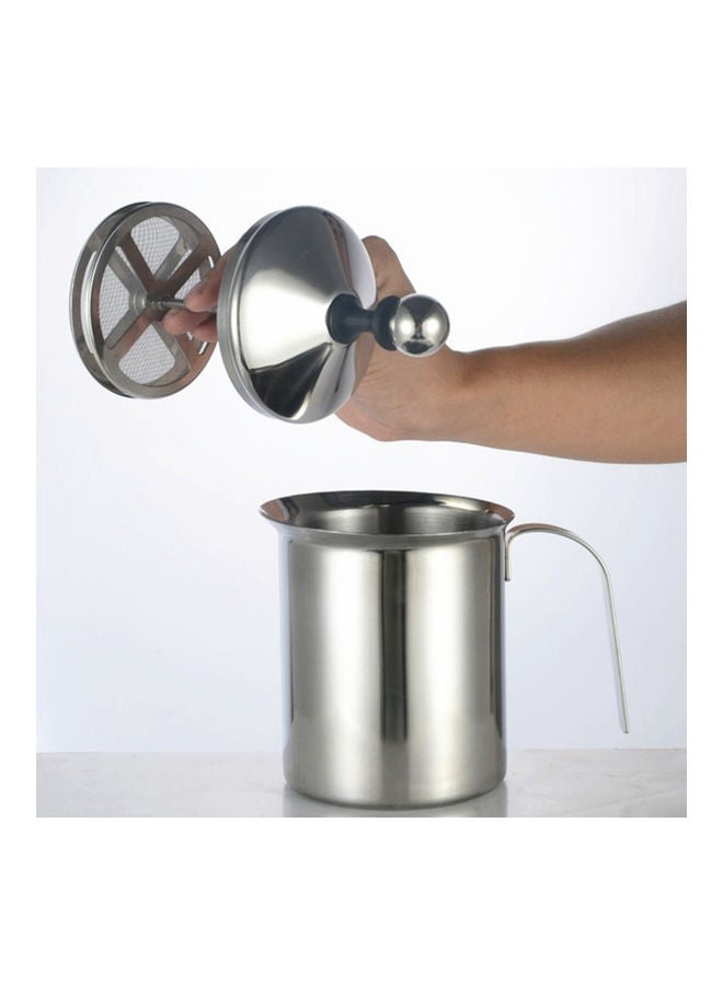 Stainless Steel Milk Frothing Pitcher 800ML Silver