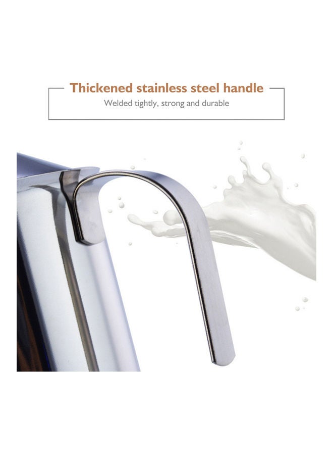 Stainless Steel Milk Frothing Pitcher 800ML Silver