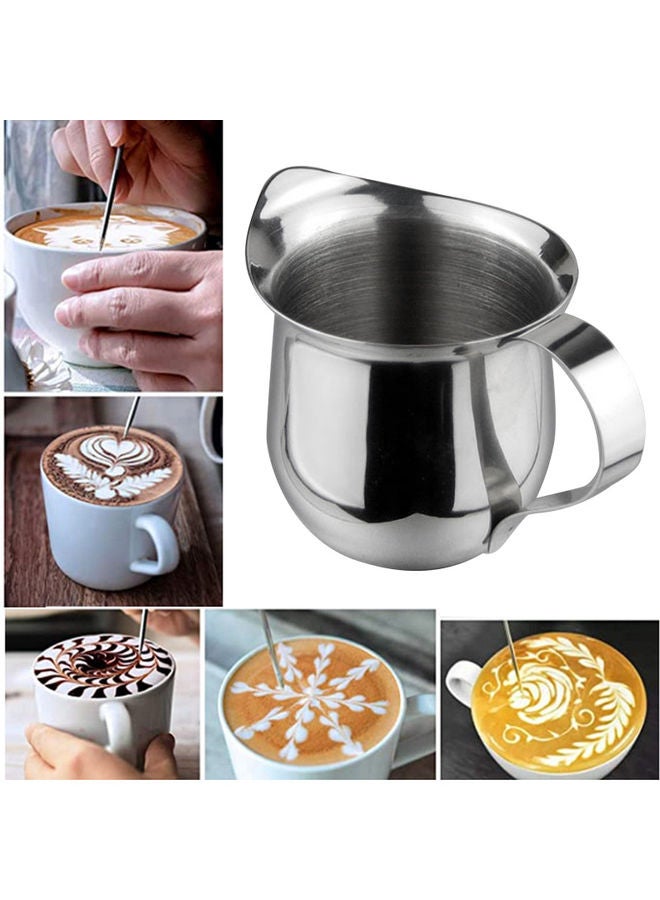 90ML Stainless Steel Milk Frothing Pitcher Silver