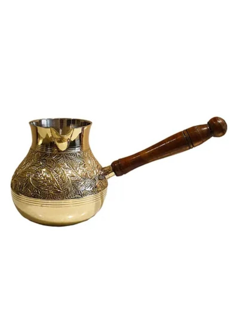 Brass Coffee Warmer With Handle