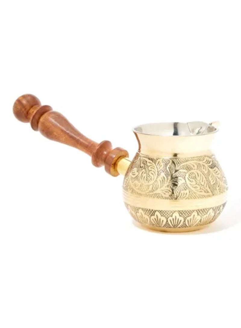 Brass Turkish Coffee Warmer Gold