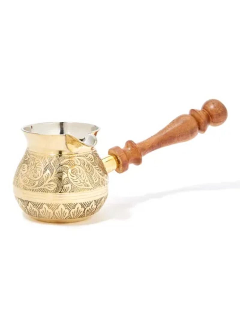 Brass Turkish Coffee Warmer Gold