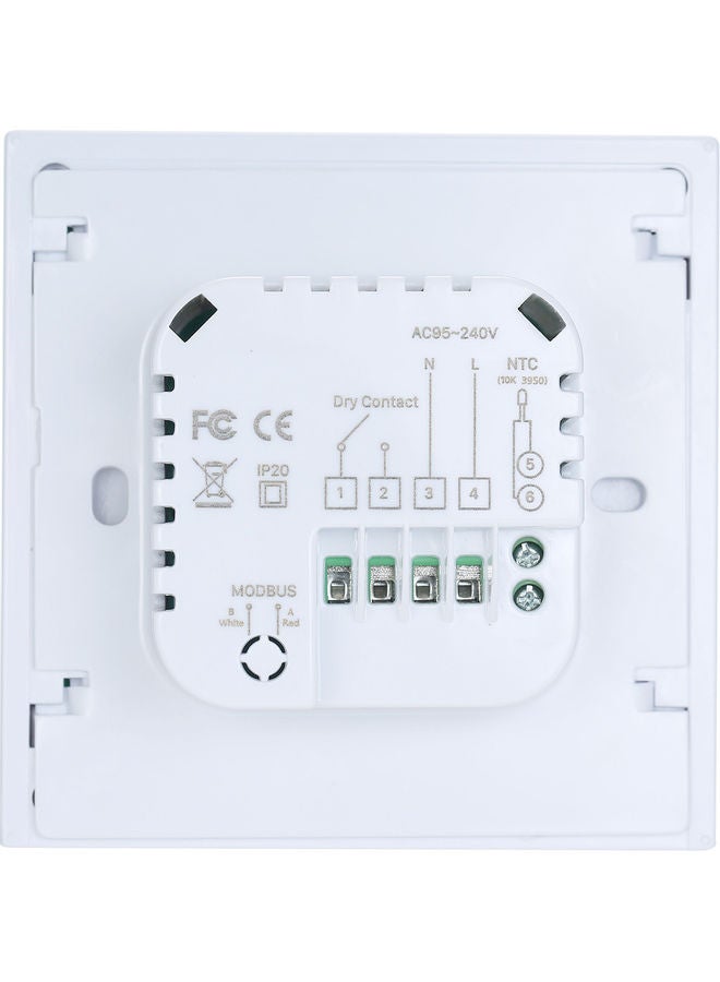 WiFi Smart Thermostat Temperature Controller White 10.5x6.2x9.2cm