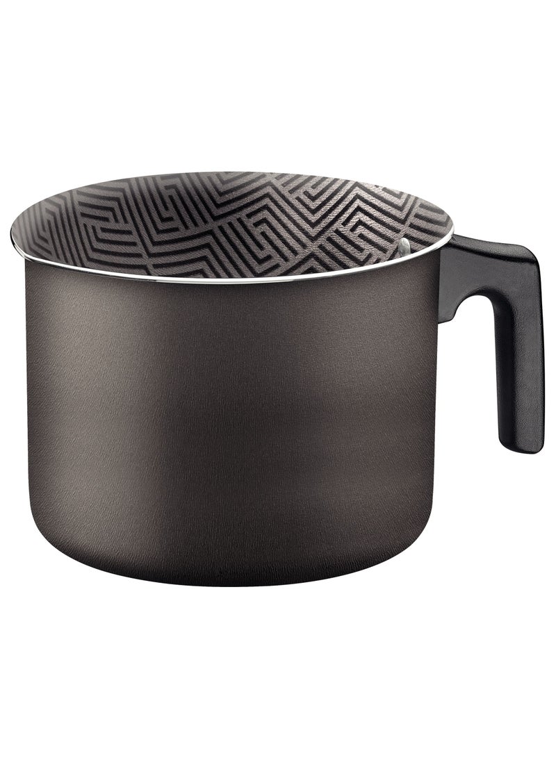 Since 1911,Made in Brazil- Paris Texture 16cm 2.7L Graphite Aluminum Multipurpose Boiler with Interior and Exterior Starflon Max Lead PFOA Free Nonstick Coating
