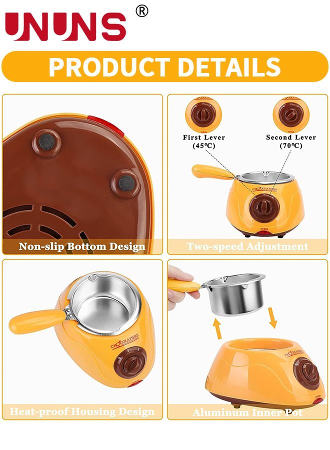 Chocolate Melting Pot,MINI Electric Chocolate Melting Pot,Chocolate Warmer Machine For Milk,Chocolate,Cheese,Butter,Candy