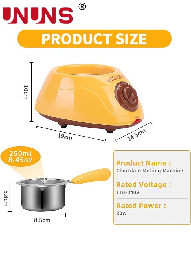 Chocolate Melting Pot,MINI Electric Chocolate Melting Pot,Chocolate Warmer Machine For Milk,Chocolate,Cheese,Butter,Candy