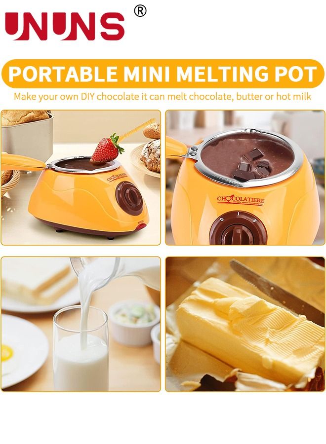 Chocolate Melting Pot,MINI Electric Chocolate Melting Pot,Chocolate Warmer Machine For Milk,Chocolate,Cheese,Butter,Candy