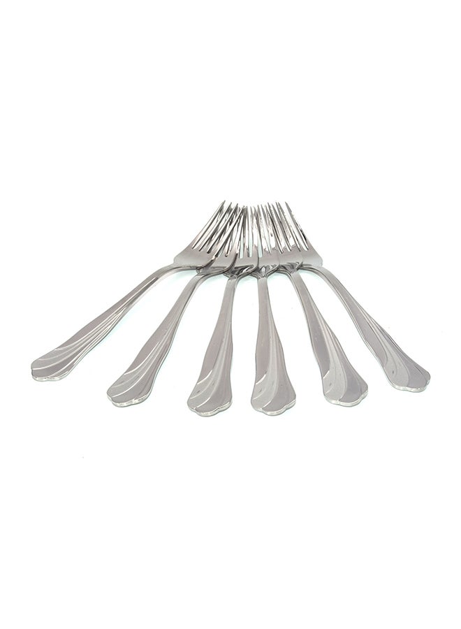 6-Table Fork Silver Standard