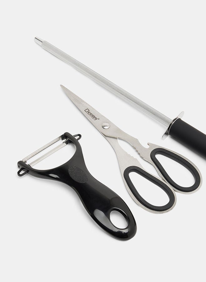 Dessini 9-Piece kitchen knife Set With Acrylic Block