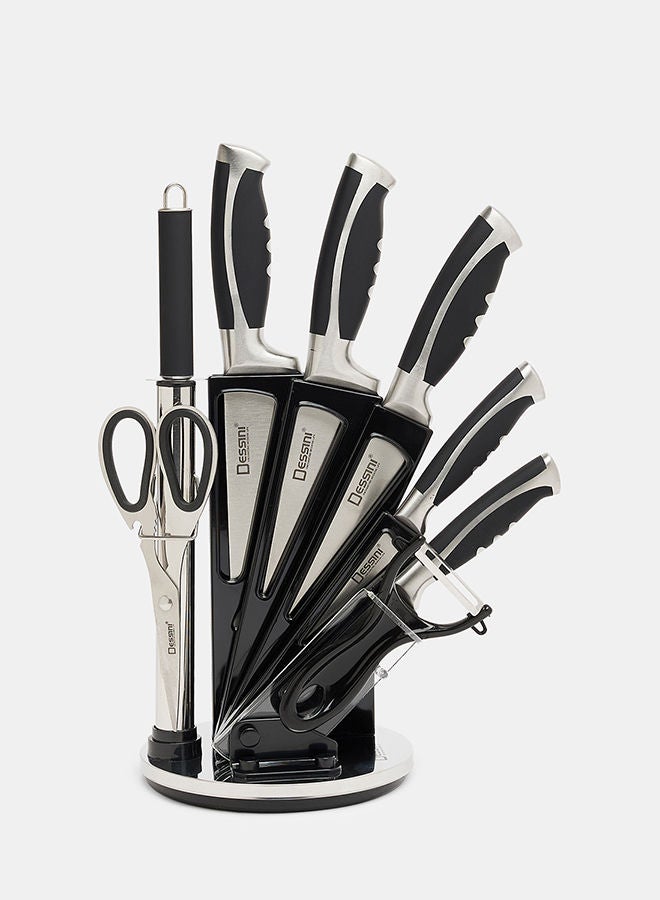 Dessini 9-Piece kitchen knife Set With Acrylic Block