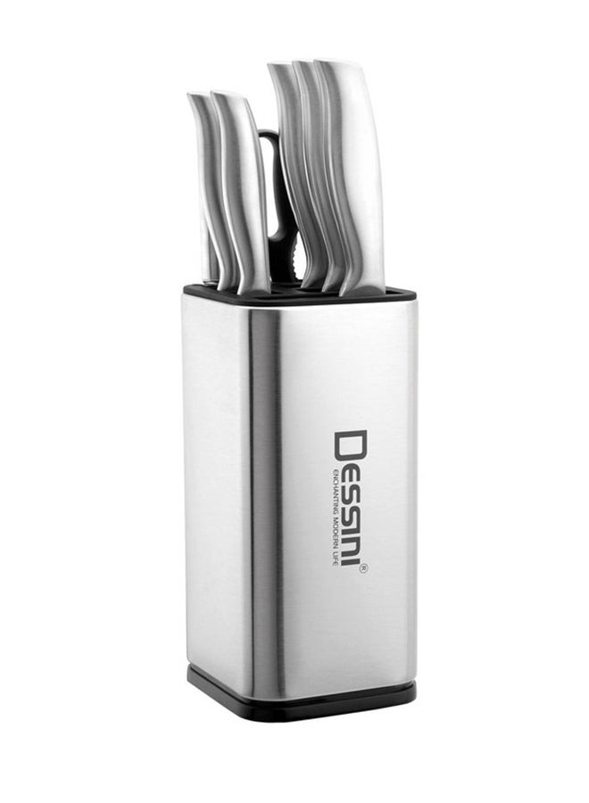 Dessini 9-Pieces kitchen knife Set With Stainless Steel Block