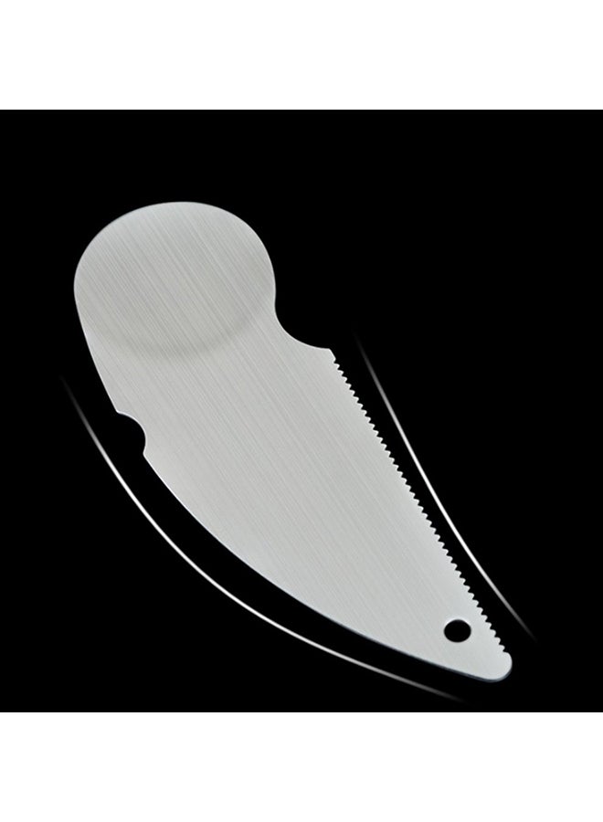 2-In-1 Kitchen Kiwi Fruit Knife Silver