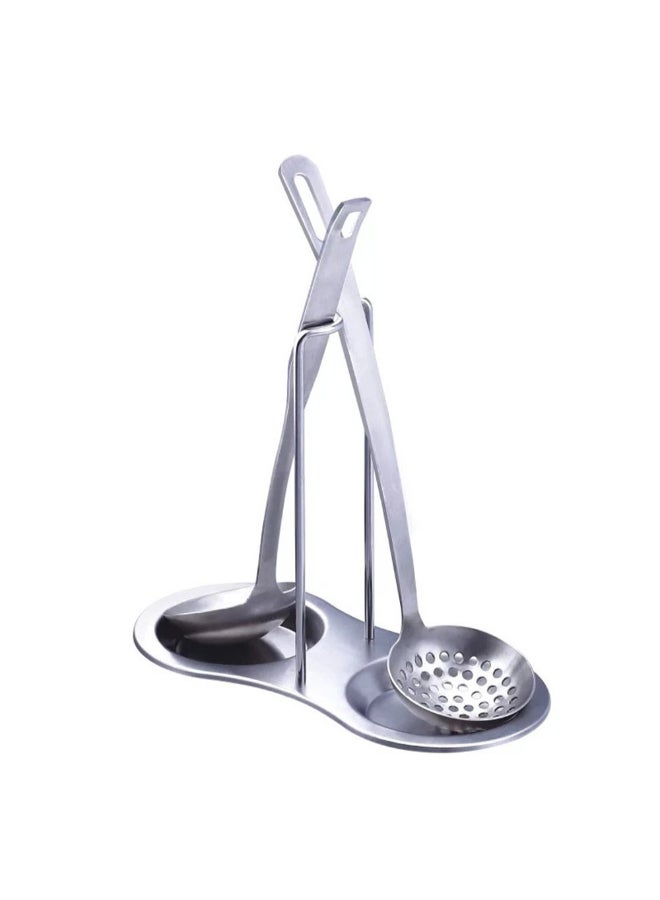 Stainless Steel Spoon Organizer Silver 24 x 2.6 x 11.8centimeter