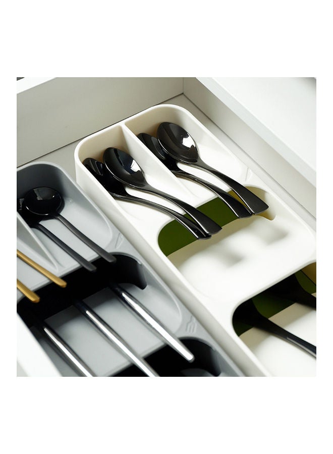 Cutlery Organizer Tray Grey 0.387kg