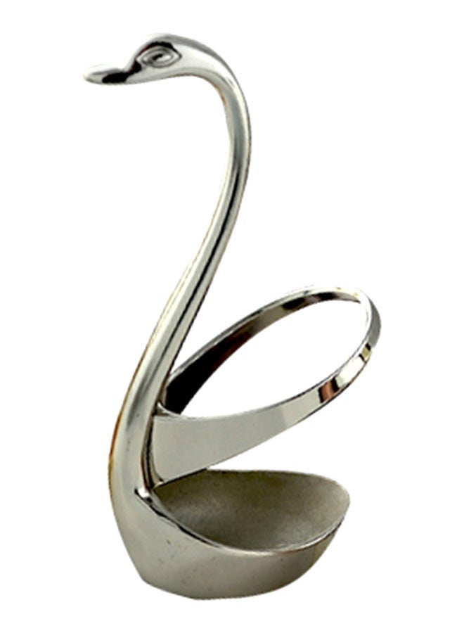 Swan Tableware Spoon Fork Holder Silver 17x6x8centimeter