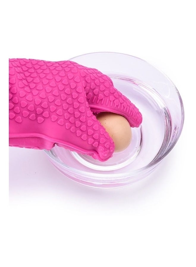 Silicone Gloves Pink 19x27cm