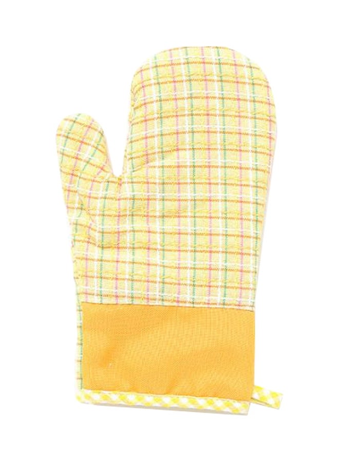 Cotton Gloves Yellow 26.5x12.5cm