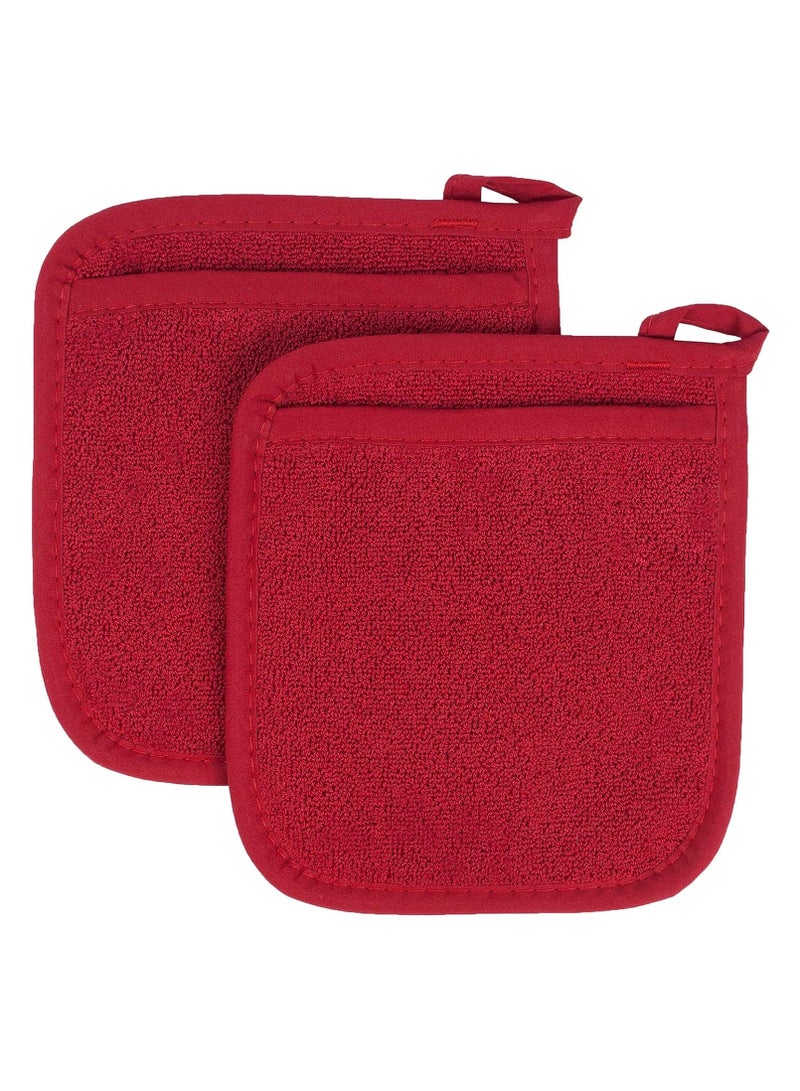 1 Pair Sponge Gloves Pot Carrier Kitchen Insulating Pad