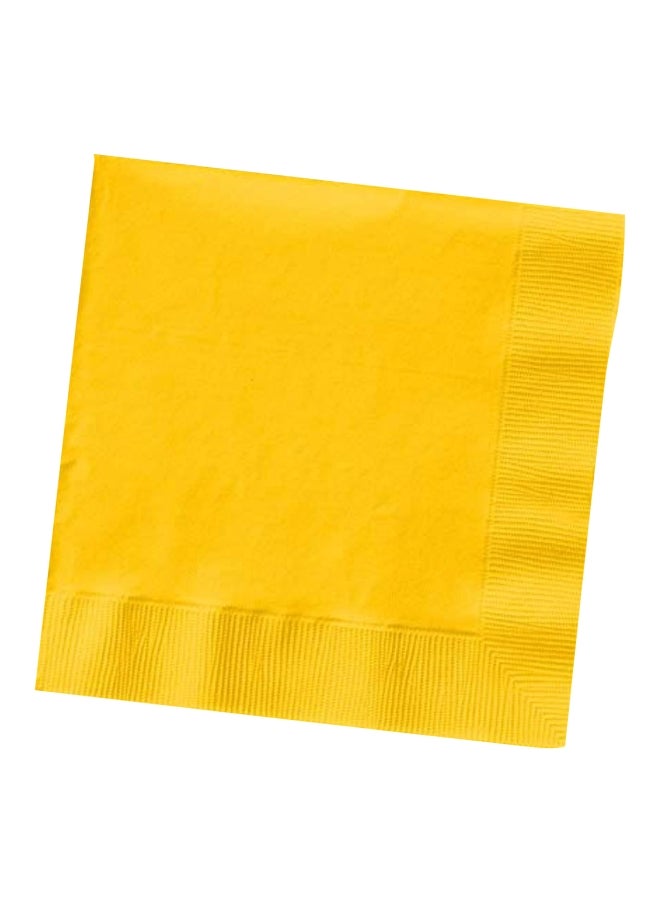 50-Piece Luncheon Napkins Yellow