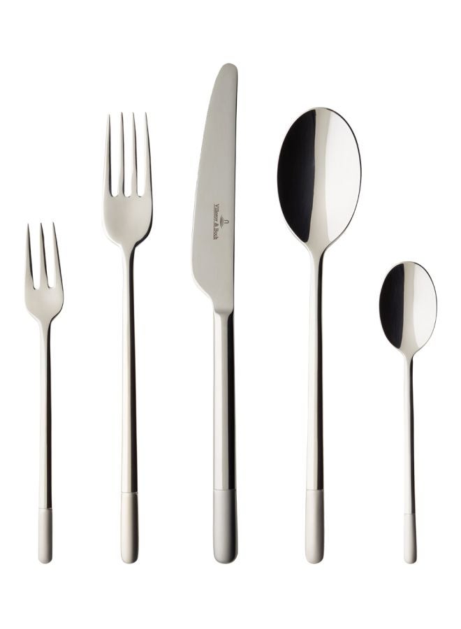 30-Piece Ella Cutlery Set Silver