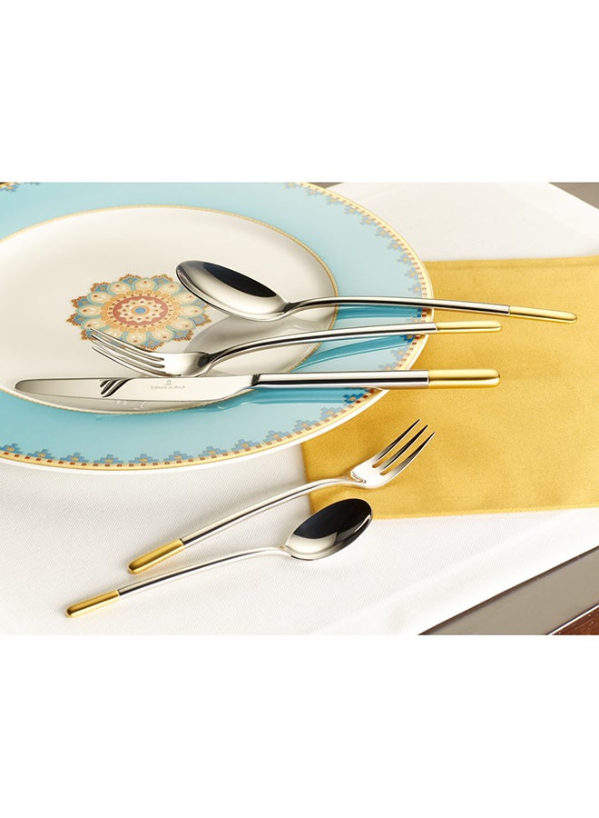 30-Piece Ella Cutlery Set Gold/Silver