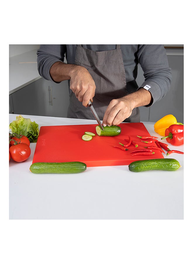 Cutting Board Without Handle Hole Red 40x30x2cm