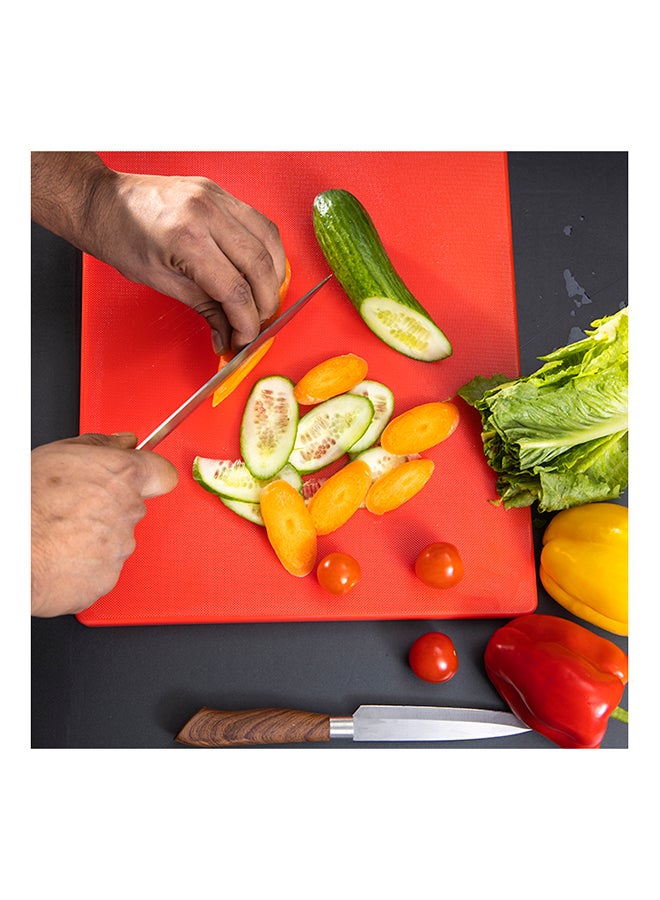 Cutting Board Without Handle Hole Red 40x30x2cm