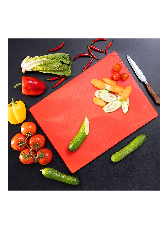 Cutting Board Without Handle Hole Red 40x30x2cm