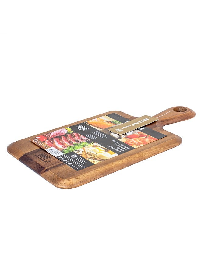 Wooden Chopping Board with Handle, 35 X 195 X2Cm