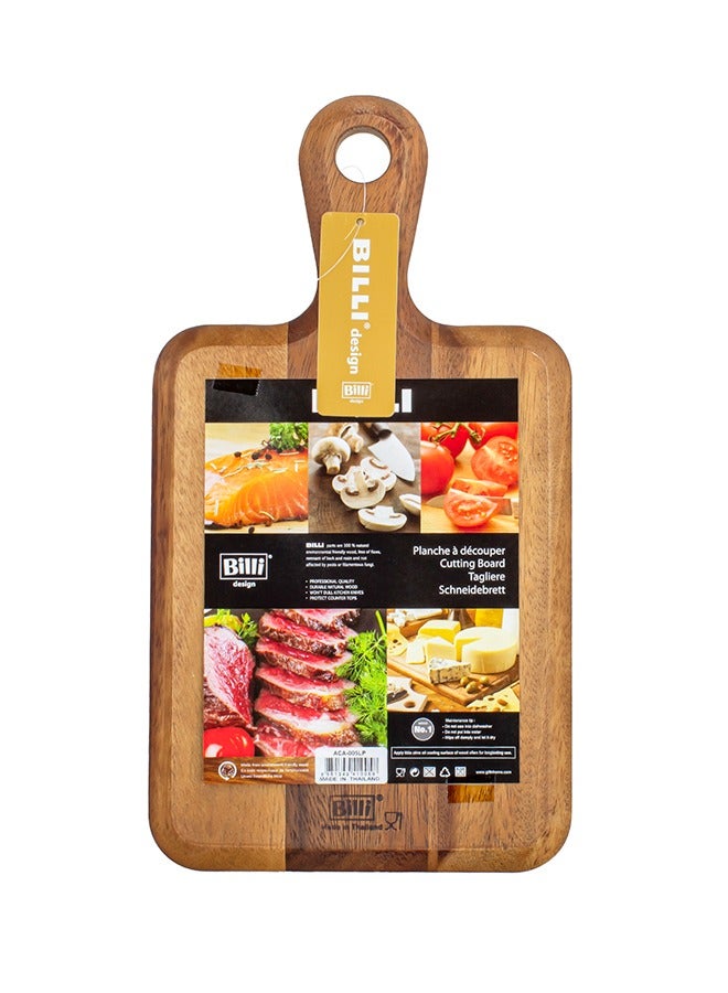 Wooden Chopping Board with Handle, 35 X 195 X2Cm