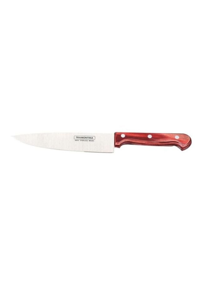 Stainless Steel Knife Red/Silver 7inch