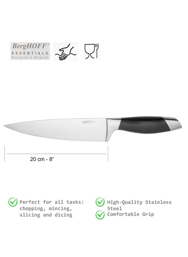 Berghoff Essentials Chef's knife Stainless Steel With Comfort Grip 20 cm Black