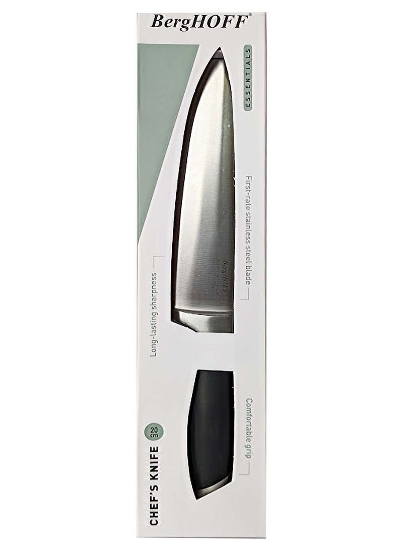 Berghoff Essentials Chef's knife Stainless Steel With Comfort Grip 20 cm Black