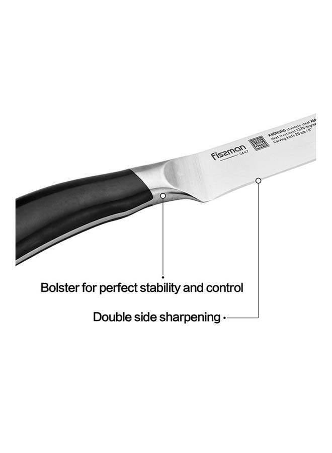 Carving Knife Kronung Series High-Alloy German Steel X50crmov15, Hardened To 57 Units On The Rockwell Scale With Narrow Blade Great For Preparing Japanese Dishes - Sushi And Sashimi 8inch