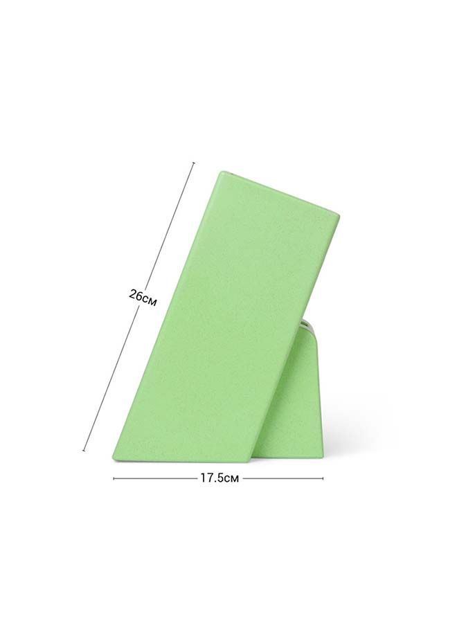 Kitchen Knife Organizer Square, Stand For Knife, Scissors Or Kitchen Sharp Tools Plastic  With Convenience And Aesthetics In Interior Design  11x11x26cm Green