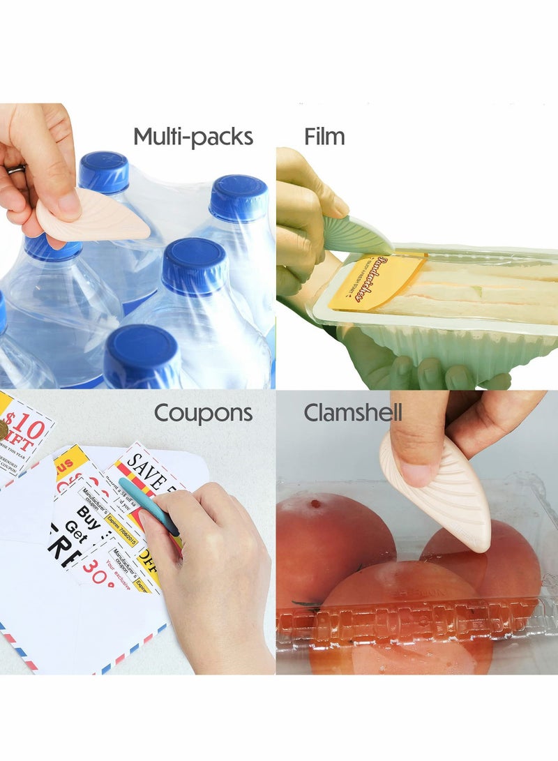 Mini Box Cutter Micro Ceramic Blade Safety Letter Opener Lightweight Portable Ideal for Boxboard Thin Corrugate (green)