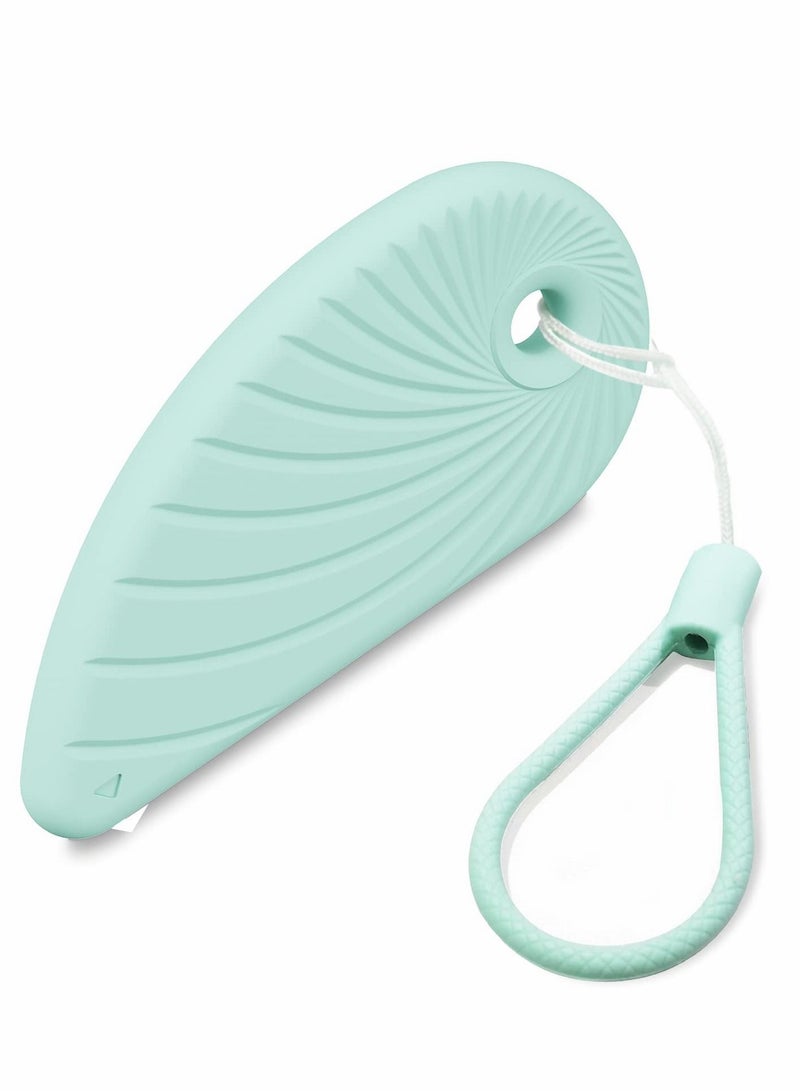 Mini Box Cutter Micro Ceramic Blade Safety Letter Opener Lightweight Portable Ideal for Boxboard Thin Corrugate (green)