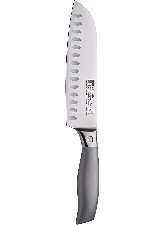 BG-4213-mm Uniblade Santoku Knife, Silver, 17.5 cm, Stainless Steel