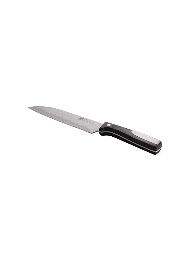 Resa Santoku Knife, 17.5cm, Stainless Steel, Black colour, BG3951, Multi-Colour