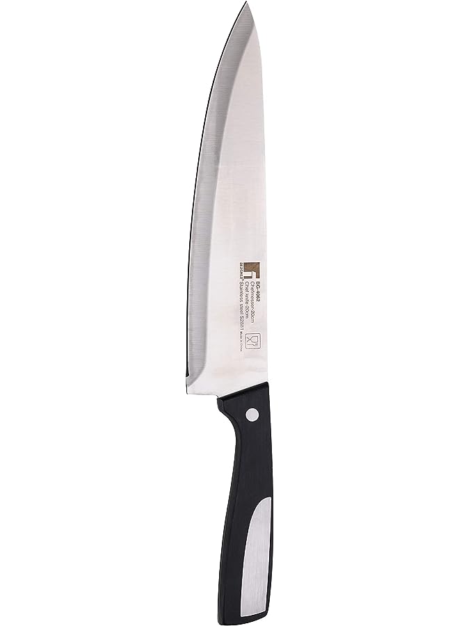 Resa Chef Knife, 20Cm, Stainless Steel, Black Colour, Bg4062, Silver