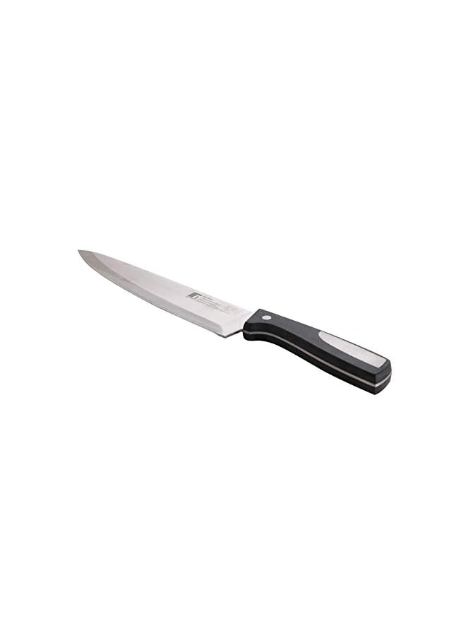 Resa Chef Knife, 20Cm, Stainless Steel, Black Colour, Bg4062, Silver