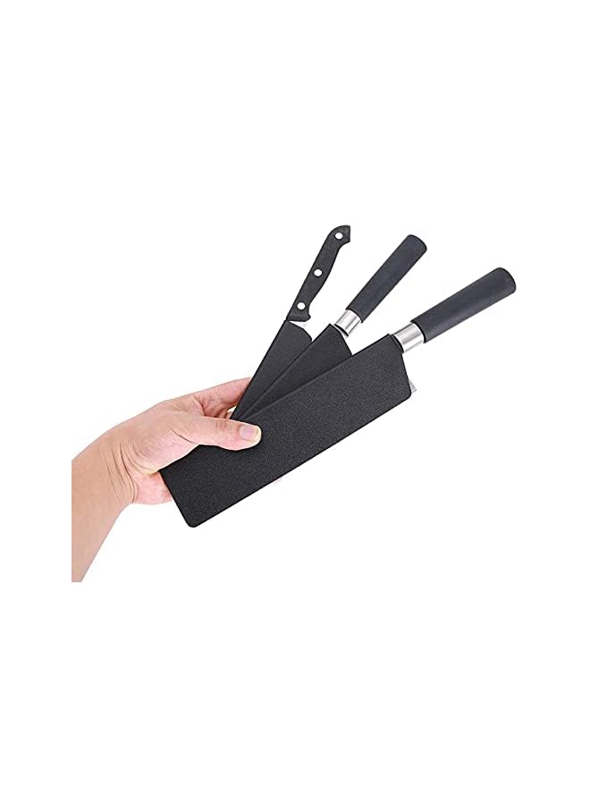 Sheath, DELFINO 2 Pcs Chefs Kitchen Butcher Protecting Knife Case Edge Guard Cover Sleeves Waterproof Protectors Blade for Chopping Slicing Carving Knife Meat (Knife Not Included)