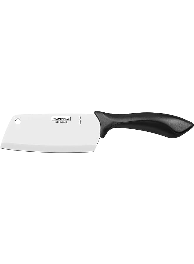 Affilata 5 Inches Cleaver with Stainless Steel Blade and Black Polypropylene Handle